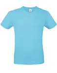 B&C Basic T-Shirt #E150 aus Baumwolle, Apricot XS, BCTU01T – Turquoise