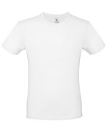 B&C Basic T-Shirt #E150 aus Baumwolle, White L, BCTU01T – White
