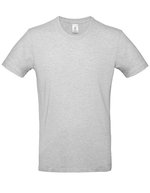 B&C Nachhaltiges Baumwoll-T-Shirt #E190 Rundhals, Apricot XS, BCTU03T – Ash (Heather)