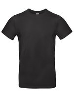 B&C Nachhaltiges Baumwoll-T-Shirt #E190 Rundhals, Apricot XS, BCTU03T – Black