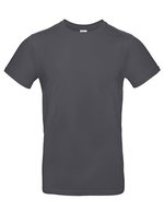 B&C Nachhaltiges Baumwoll-T-Shirt #E190 Rundhals, Apricot XS, BCTU03T – Dark Grey (Solid)