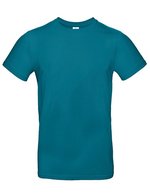 B&C Nachhaltiges Baumwoll-T-Shirt #E190 Rundhals, Apricot XS, BCTU03T – Diva Blue