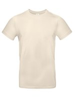 B&C Nachhaltiges Baumwoll-T-Shirt #E190 Rundhals, Apricot XS, BCTU03T – Natural