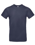 B&C Nachhaltiges Baumwoll-T-Shirt #E190 Rundhals, Apricot XS, BCTU03T – Navy Blue