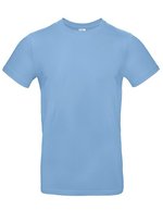 B&C Nachhaltiges Baumwoll-T-Shirt #E190 Rundhals, Apricot XS, BCTU03T – Sky Blue