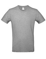 B&C Nachhaltiges Baumwoll-T-Shirt #E190 Rundhals, Apricot XS, BCTU03T – Sport Grey (Heather)