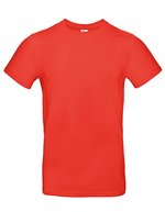 B&C Nachhaltiges Baumwoll-T-Shirt #E190 Rundhals, Apricot XS, BCTU03T – Sunset Orange