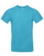 B&C Nachhaltiges Baumwoll-T-Shirt #E190 Rundhals, Apricot XS, BCTU03T – Swimming Pool