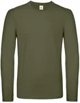B&C Langarm-T-Shirt aus 100% Baumwolle, Bear Brown S, BCTU05T – Bild 3