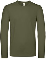 B&C Langarm-T-Shirt aus 100% Baumwolle, Bear Brown S, BCTU05T – Bild 3