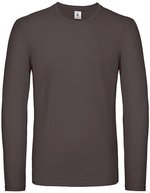 B&C Langarm-T-Shirt aus 100% Baumwolle, Bear Brown S, BCTU05T – Bild 2