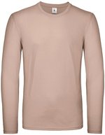 B&C Langarm-T-Shirt aus 100% Baumwolle, Bear Brown S, BCTU05T – Millennial Pink