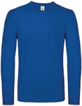 B&C Langarm-T-Shirt aus 100% Baumwolle, Bear Brown S, BCTU05T – Royal Blue