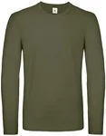 B&C Langarm-T-Shirt aus 100% Baumwolle, Bear Brown S, BCTU05T – Urban Khaki
