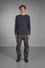 B&C Männer Langarm T-Shirt #E190 Baumwolle, Black S, BCTU07T – Bild 1