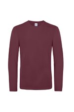 B&C Männer Langarm T-Shirt #E190 Baumwolle, Black S, BCTU07T – Bild 3