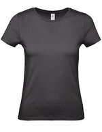 B&C Women´s T-Shirt #E150 Apricot XS (BCTW02T), BCTW02T – Black Pure