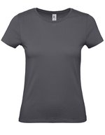 B&C Women´s T-Shirt #E150 Apricot XS (BCTW02T), BCTW02T – Dark Grey (Solid)