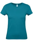 B&C Women´s T-Shirt #E150 Apricot XS (BCTW02T), BCTW02T – Diva Blue