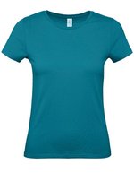 B&C Women´s T-Shirt #E150 Apricot XS (BCTW02T), BCTW02T – Diva Blue