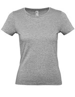 B&C Women´s T-Shirt #E150 Apricot XS (BCTW02T), BCTW02T – Sport Grey (Heather)