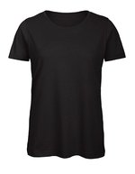 B&C Nachhaltiges Bio-Baumwoll T-Shirt für Frauen, Atoll XS, BCTW043 – Black