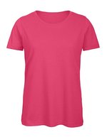 B&C Nachhaltiges Bio-Baumwoll T-Shirt für Frauen, Atoll XS, BCTW043 – Fuchsia