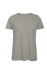 B&C Nachhaltiges Bio-Baumwoll T-Shirt für Frauen, Atoll XS, BCTW043 – Light Grey