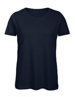 B&C Nachhaltiges Bio-Baumwoll T-Shirt für Frauen, Atoll XS, BCTW043 – Navy
