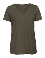 B&C Inspire V T-Shirt aus Bio-Baumwolle, White XS, BCTW045 – Khaki