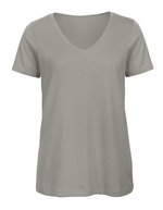 B&C Inspire V T-Shirt aus Bio-Baumwolle, White XS, BCTW045 – Light Grey