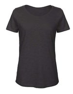 B&C Inspire Slub T /Women_° Chic Anthracite XS (BCTW047) – Chic Black
