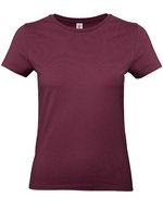 B&C Women´s T-Shirt #E190 Apricot XS (BCTW04T), BCTW04T – Burgundy