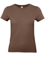 B&C Women´s T-Shirt #E190 Apricot XS (BCTW04T), BCTW04T – Chocolate