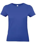 B&C Women´s T-Shirt #E190 White XXL (BCTW04T) – Cobalt Blue