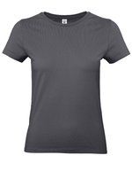 B&C Women´s T-Shirt #E190 Apricot XS (BCTW04T), BCTW04T – Dark Grey (Solid)