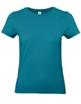 B&C Women´s T-Shirt #E190 White XXL (BCTW04T) – Diva Blue