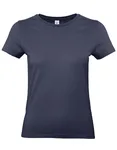 B&C Women´s T-Shirt #E190 White XXL (BCTW04T) – Navy Blue