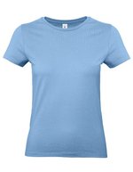B&C Women´s T-Shirt #E190 Apricot XS (BCTW04T), BCTW04T – Sky Blue