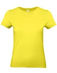 B&C Women´s T-Shirt #E190 White XXL (BCTW04T) – Solar Yellow