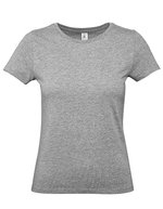 B&C Women´s T-Shirt #E190 Apricot XS (BCTW04T), BCTW04T – Sport Grey (Heather)