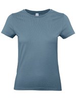 B&C Women´s T-Shirt #E190 Apricot XS (BCTW04T), BCTW04T – Stone Blue