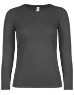 B&C Women´s T-Shirt #E150 Long Sleeve White XS (BCTW06T), BCTW06T – Bild 2