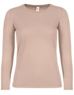 B&C Women´s T-Shirt #E150 Long Sleeve White XS (BCTW06T), BCTW06T – Millennial Pink