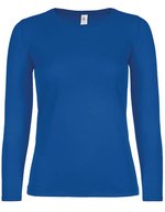 B&C Women´s T-Shirt #E150 Long Sleeve White XS (BCTW06T), BCTW06T – Royal Blue
