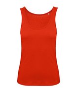 B&C Nachhaltiges Tanktop aus Bio-Baumwolle – Fire Red