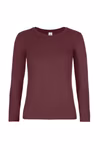 B&C Women´s T-Shirt #E190 Long Sleeve White M (BCTW08T) – immagine 3