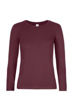 B&C Langarm T-Shirt #E190 Baumwolle für Damen, White XS, BCTW08T – Bild 3