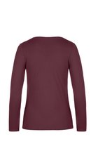 B&C Langarm T-Shirt #E190 Baumwolle für Damen, White XS, BCTW08T – Bild 4
