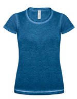 B&C T-Shirt DNM Plug In Schnitt für Damen – Blue Clash